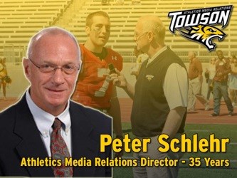 Towson Athletic Media Relations Director Peter Schlehr to retire